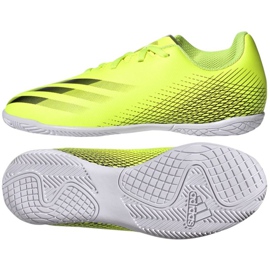 Adidas X Ghosted.4 In Jr FW6923 Fußballschuhe grünes, gelbes neon grün