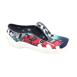 Befado Kinderschuhe 290X207 weiß rot marineblau grün