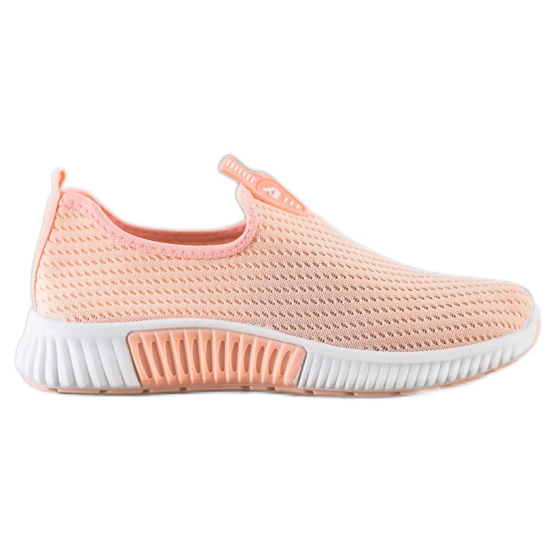 SHELOVET Bequeme Textil-Sneaker orange