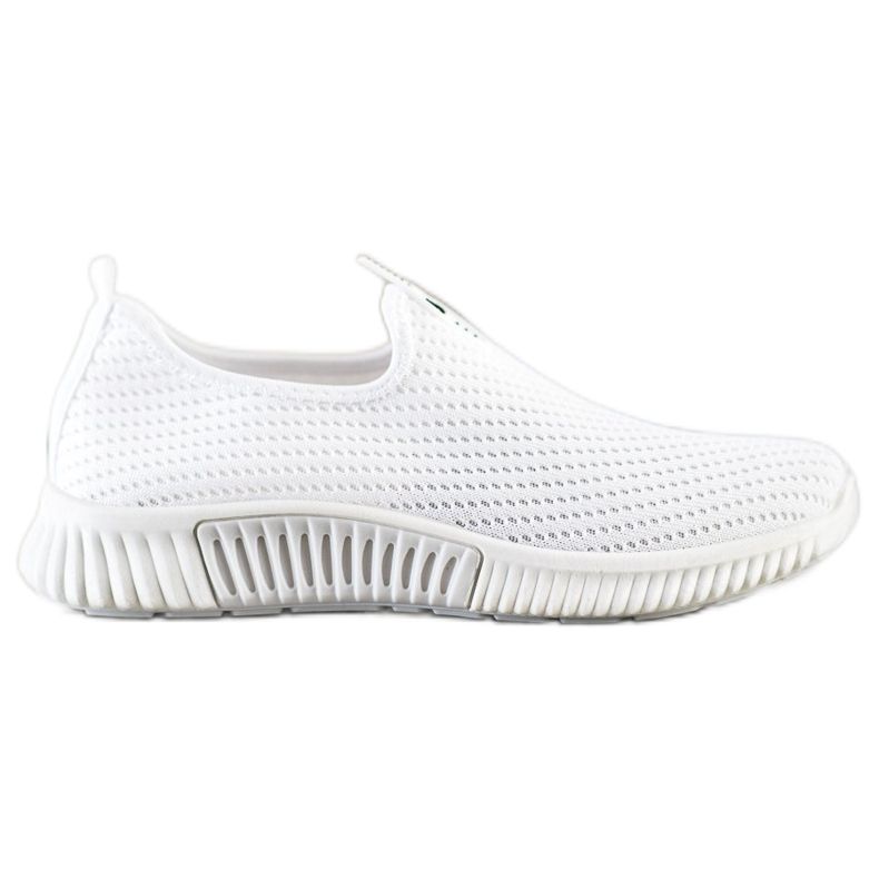 SHELOVET Bequeme Textil-Sneaker weiß