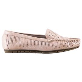 Kylie Lässige durchbrochene Loafer rosa