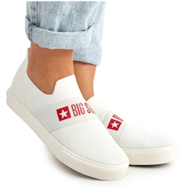 Damen Sneaker Slip-on Big Star FF274219 Weiß