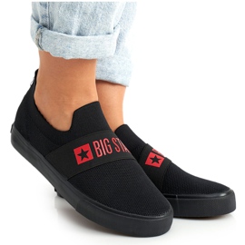 Damen Sneaker Slip-on Big Star FF274221 Schwarz