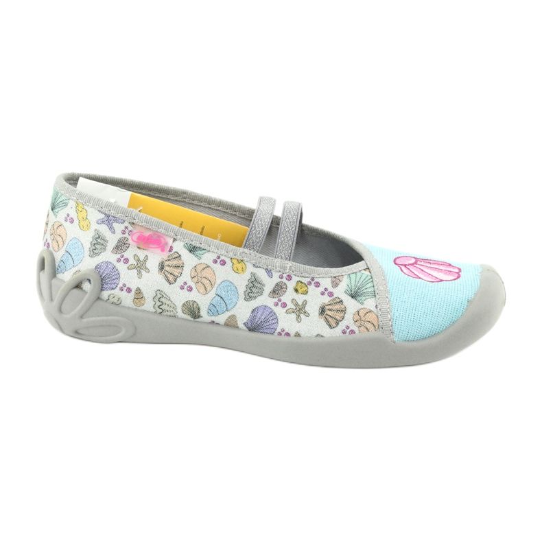 Befado Kinderschuhe 116Y271 blau grau mehrfarbig