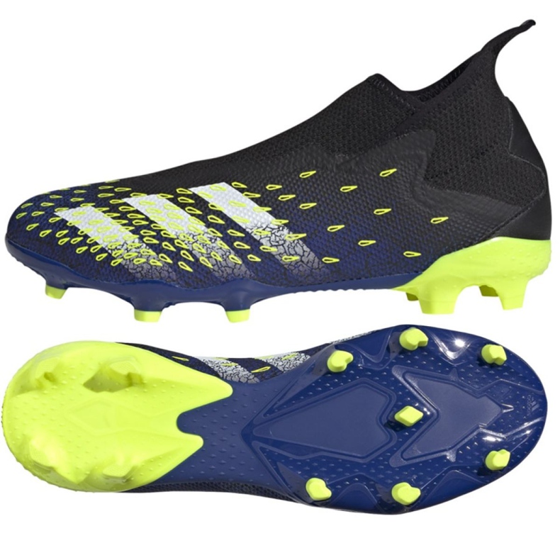 Adidas Predator Freak.3 Ll Fg M FY0617 Fußballschuhe weiß, schwarz, royal schwarz