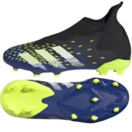 Adidas Predator Freak.3 Ll Fg Jr FY0618 Fußballschuhe weiß, schwarz, royal schwarz