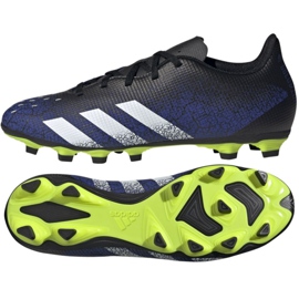 Adidas Predator Freak.4 FxG M FY0625 Fußballschuhe weiß, schwarz, royal schwarz