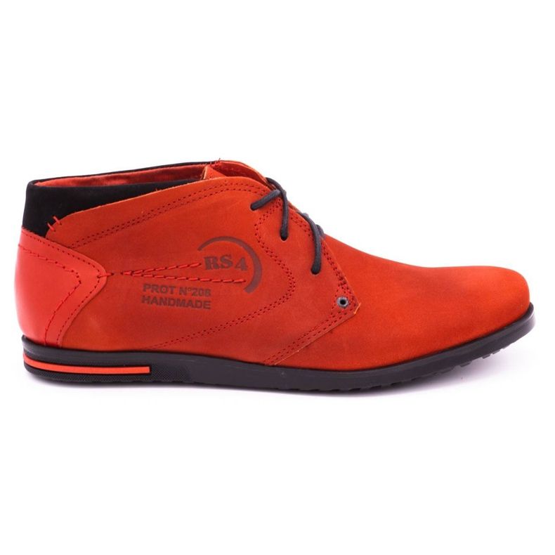 Polbut Herren Lederschuhe C37SW rot