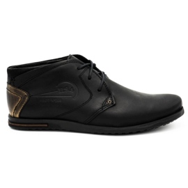 Polbut Herren Lederschuhe C37SW schwarz