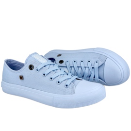 Damen Classic Low Sneakers Big Star AA274029 Hellblau