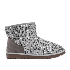 Silberne isolierte Stiefel, Emu-Typ 886