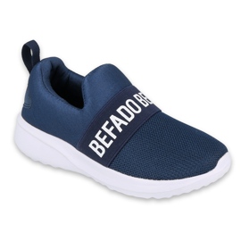 Befado Kinderschuhe 516Y082 weiß navy blau
