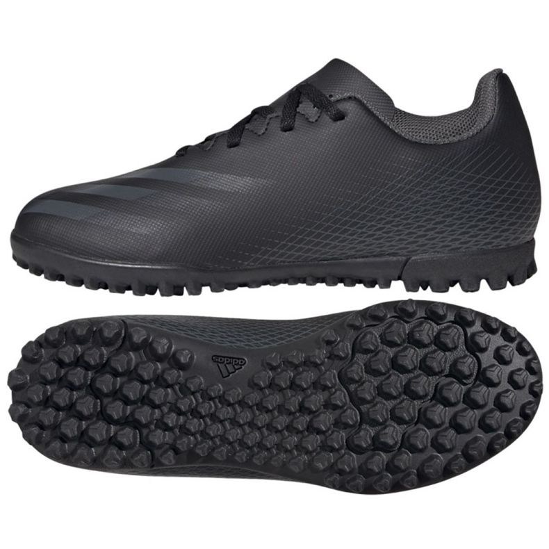 Adidas X Ghosted.4 Tf Jr FX9475 Fußballschuhe schwarz schwarz