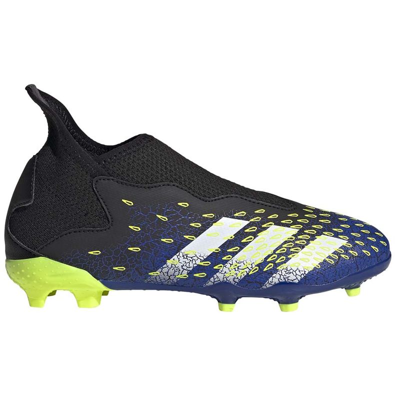 Fußballschuhe adidas Predator Freak.3 Ll Fg schwarz-grün-marineblau Junior FY0618