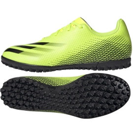 Adidas X Ghosted.4 Tf M FW6917 Fußballschuhe mehrfarbig gelb