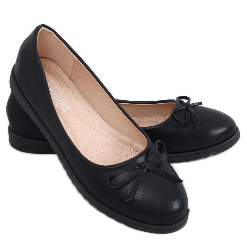 Schwarze Damen Ballerinas YSD826 Schwarz