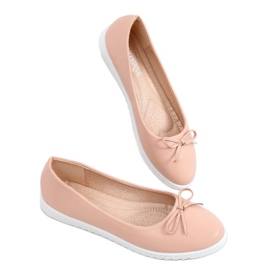 Ballerinas für Damen in Beige und Rosa YSD826 Nude