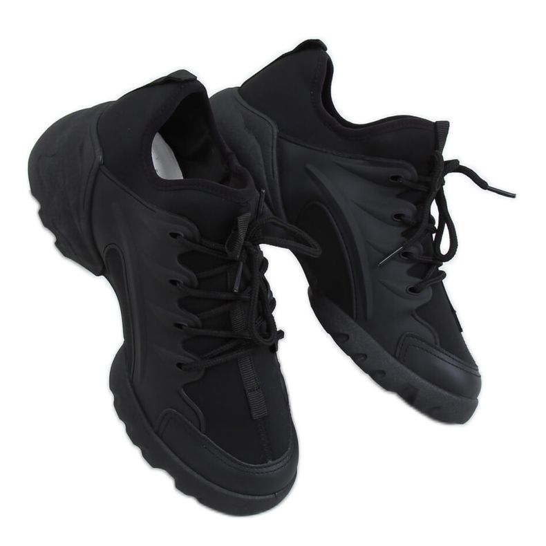 Schwarz LA126P Schwarze Sportschuhe