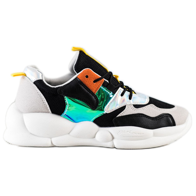 Bestelle Sneakers auf der Fashion-Plattform schwarz silber- grau mehrfarbig