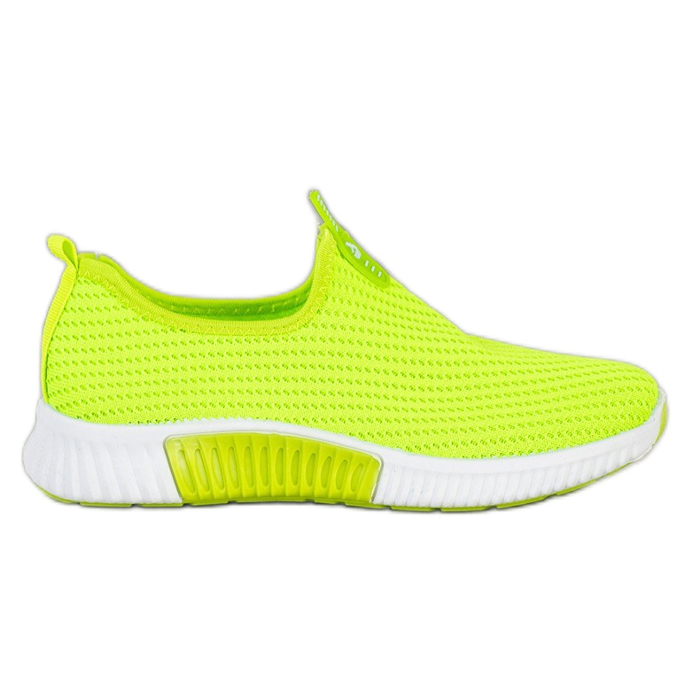 SHELOVET Bequeme Textil-Sneaker grün