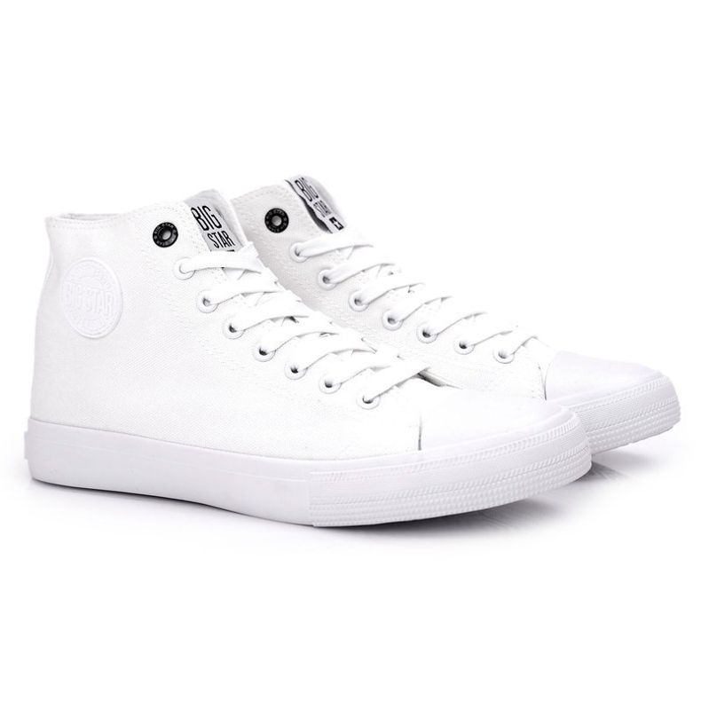 Klassische High-Top-Sneaker für Herren Big Star FF174551 Weiß