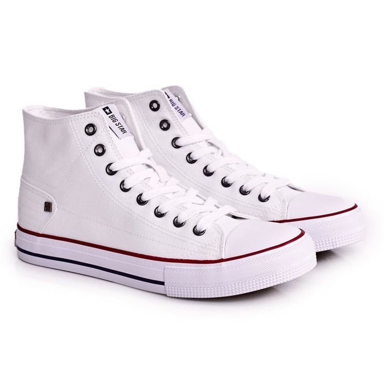 Klassische High-Top-Sneaker für Herren Big Star DD174251 Weiß