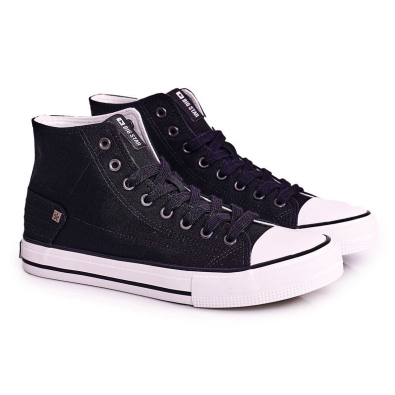 Klassische High-Top-Sneaker für Herren Big Star DD174249 Schwarz