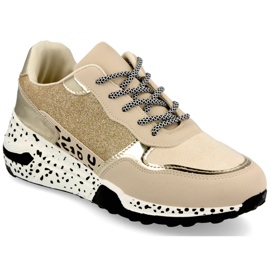 PS1 Sneakers mit Keilabsatz für Damen Gold Avery beige