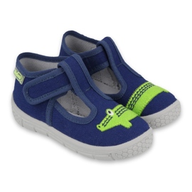 Befado Kinderantscheln mit einem Krokodil 531p083 marineblau grün