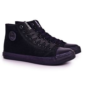 Klassische High-Top-Sneaker für Herren Big Star FF174550 Schwarz