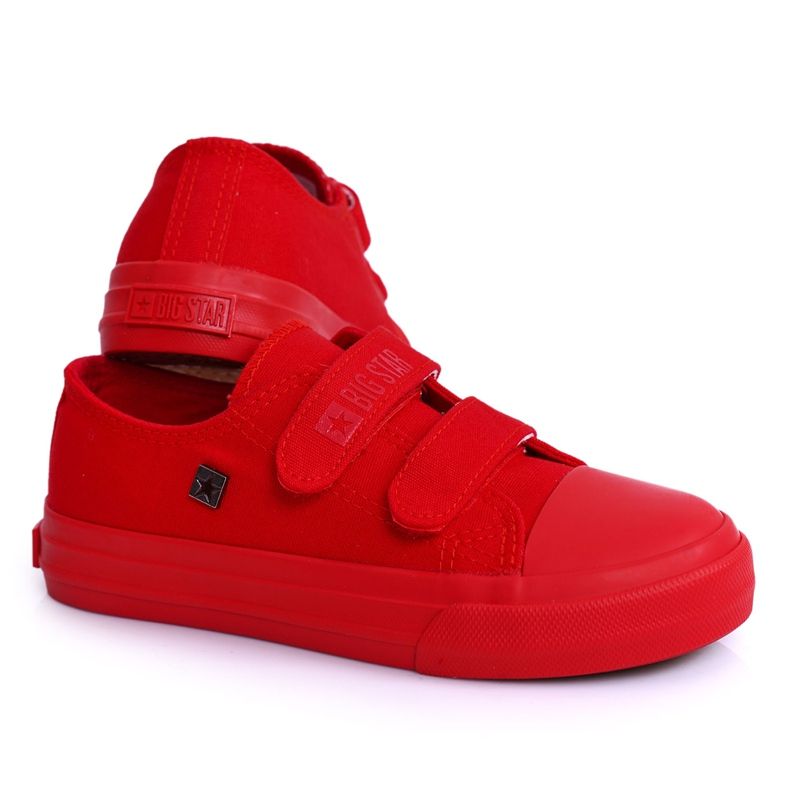 Kinder Sneaker mit Klettverschluss Big Star FF374097 Rot ['rot']