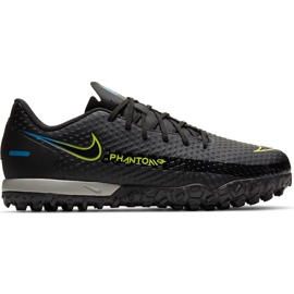 Nike Phantom Gt Academy Tf Junior CK8484 090 Fußballschuh schwarz schwarz