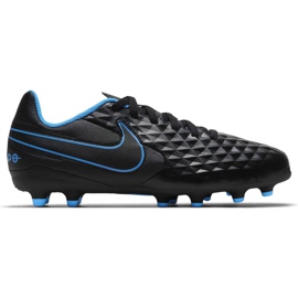 Nike Tiempo Legend 8 Club FG / MG Junior AT5881 090 Fußballschuhe schwarz schwarz
