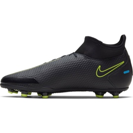 Nike Phantom Gt Club Df FG / MG M CW6672 090 Fußballschuhe schwarz schwarz