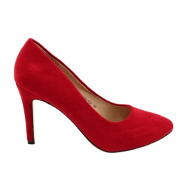 Evento Wildleder High Heels 9PB35-1095 Rot
