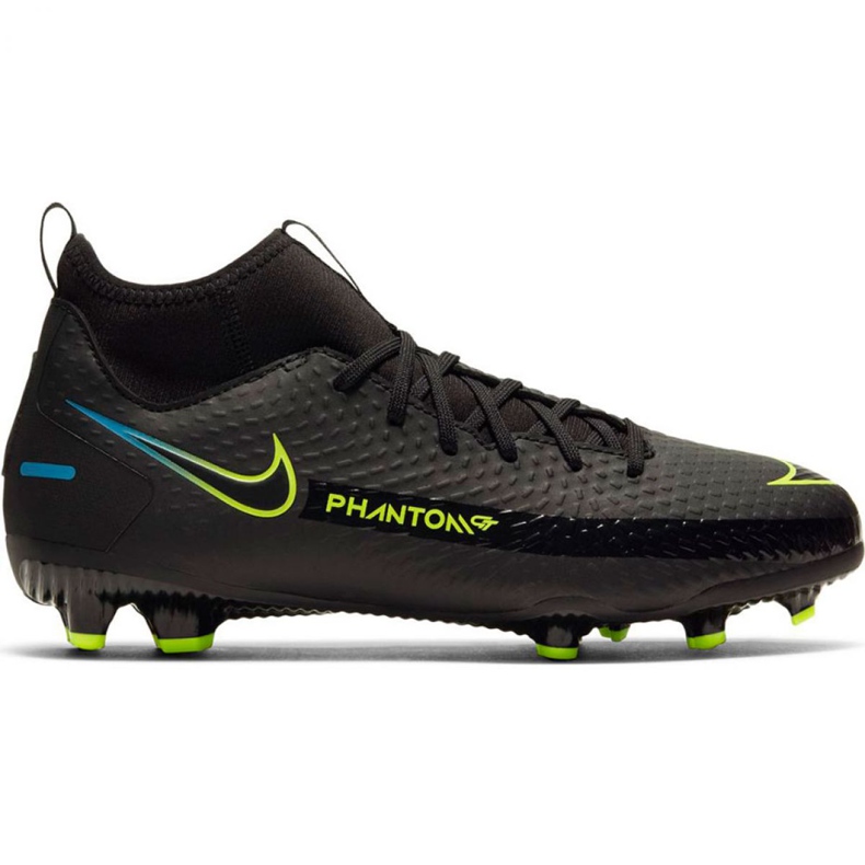 Nike Phantom Gt Academy Df FG / MG Jr CW6694-090 Fußballschuhe schwarz schwarz