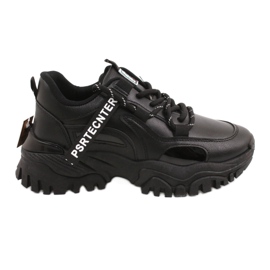 Evento Sport-Damen-Sneaker News 21SP26-3925 schwarz