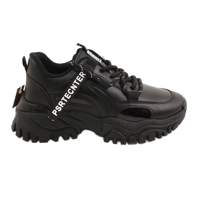 Evento Sport-Damen-Sneaker News 21SP26-3925 schwarz