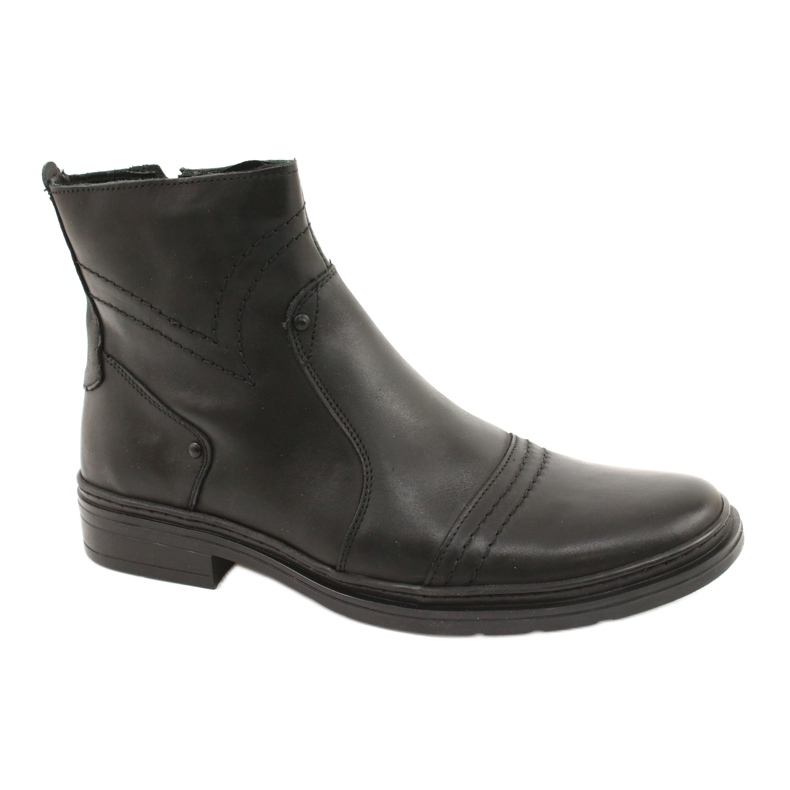 Polbut Herren Winter Chelsea Boots 252 schwarz