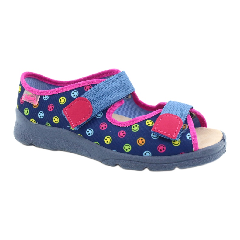Befado Kinderschuhe 869Y150 blau rosa mehrfarbig
