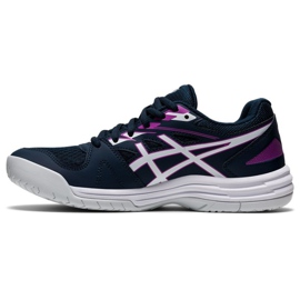 Asics Upcourt 4 W 1072A055 401 Volleyballschuhe schwarz marineblau