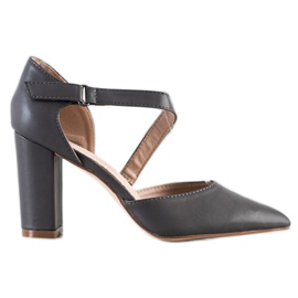 Sabatina Graphitpumps mit Öko-Leder mehrfarbig