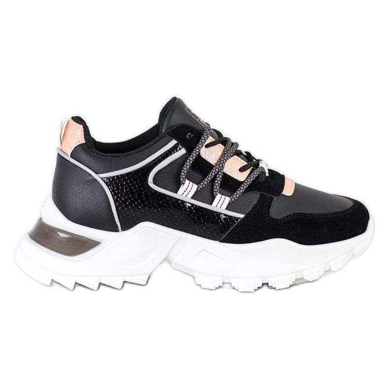 SHELOVET Stylische Sneaker schwarz