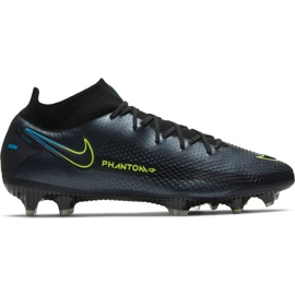 Nike Phantom Gt Elite Dynamic Fit Fg M CW6589-090 Fußballschuhe schwarzes metall schwarz