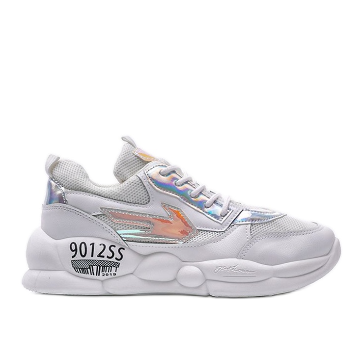Weiße Holo-Damen-Sneakers BO-253