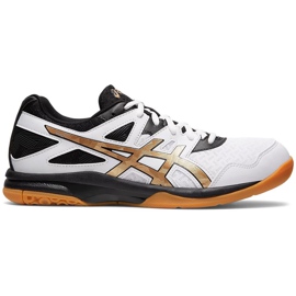 Asics Gel-Task 2 weiß-schwarz-gold 1071A037 102 Herrenschuhe