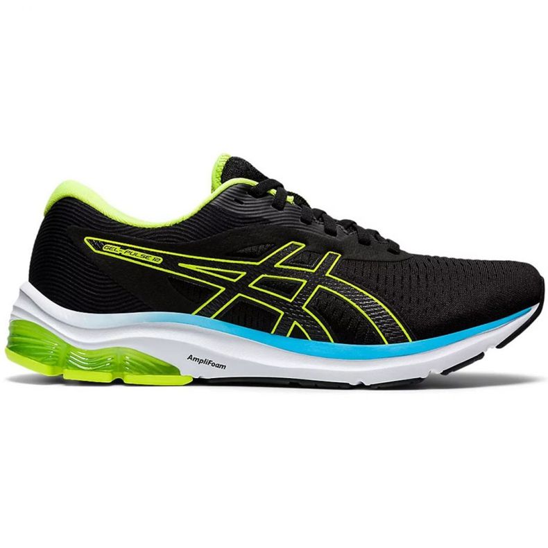 Asics Gel-Pulse 12 M 1011A844-006 Schuhe schwarz grün