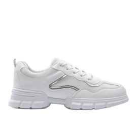 Weiße Sportschuhe 3157 silber-