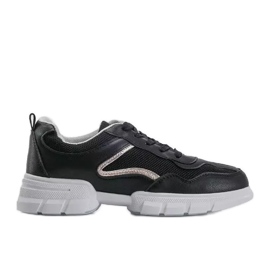 Schwarze Sport-Sneaker 3157