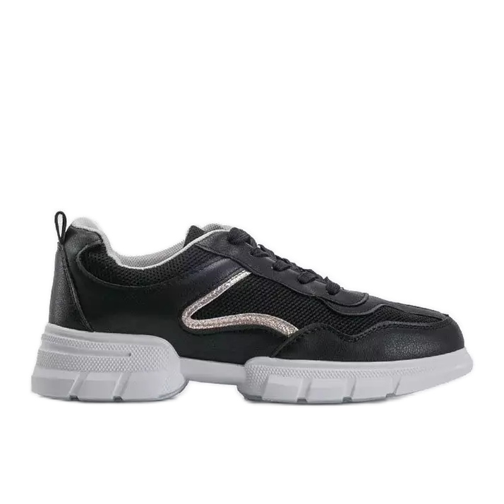 Schwarze Sport-Sneaker 3157